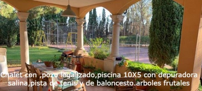 Chalet con piscina arboles frutales Ref:11908